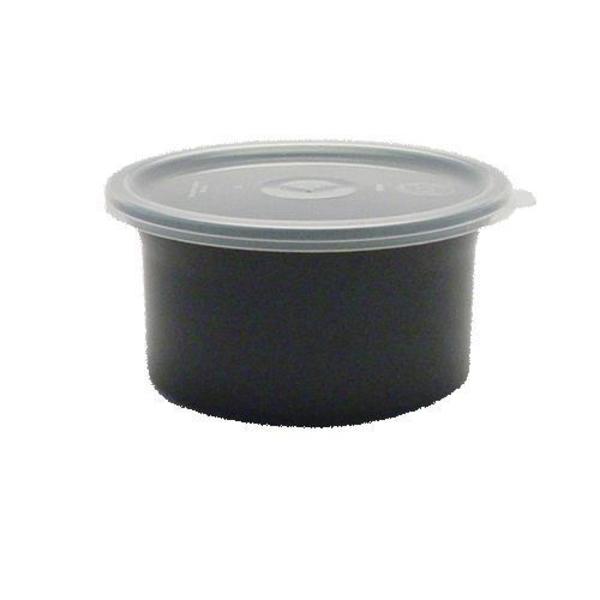 Carlisle Foodservice 0.6 qt Classic™ Black Crock with Lid 30003